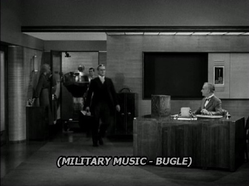 Caption, set in Verdana Italic, reads: (MILITARY MUSIC - BUGLE)